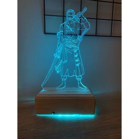 Modiwa Design One Piece Rononoa Zoro 16 Renk Gece Lambası
