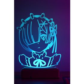 Modiwa Design Rem Re:zero 16 Renk Gece Lambası