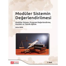 Modüler Sistemin Değerlendirilmesi - Pegem Akademi Yayıncılık