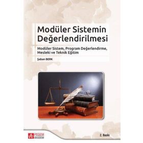 Modüler Sistemin Değerlendirilmesi - Pegem Akademi Yayıncılık