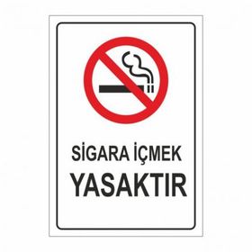 Modülerteknik Sigara İçmek Yasaktır 25x35 cm Uyarı Levhası