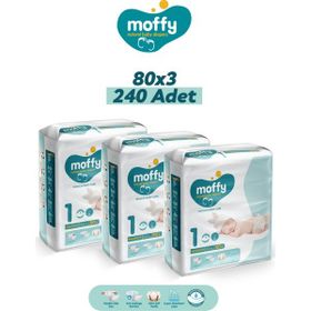 Moffy No:1 Yenidoğan 240 Adet Bebek Bezi