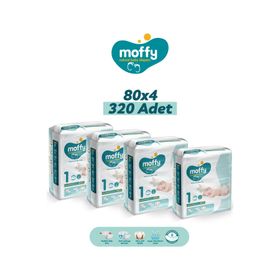 Moffy No:1 Yenidoğan 320 Adet Bebek Bezi