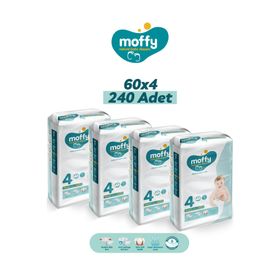 Moffy No:4 Maxi 240 Adet Bebek Bezi