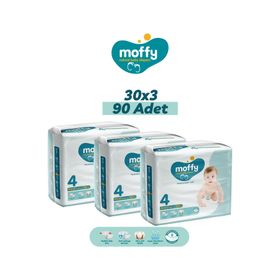 Moffy No:4 Maxi 90 Adet Bebek Bezi