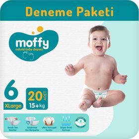 Moffy No:6 XLarge 20 Adet Bebek Bezi