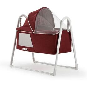 Moje Lion Bordo Sallanır Portatif Bebek Beşiği