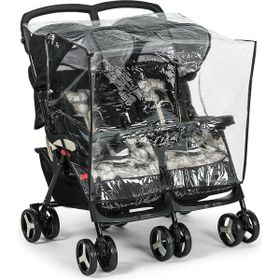 Moje MJ227-1 İkiz Bebek Arabası Yağmurluğu