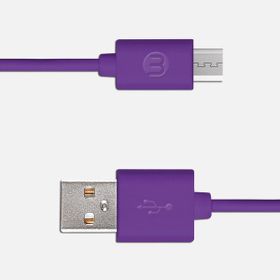 Mojue 3DK33MR Mor Micro USB Kablosu