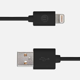 Mojue 3DK34S Siyah İphone Şarj Kablosu