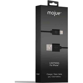 Mojue Lightning Siyah Şarj ve Veri Aktarım Kablosu