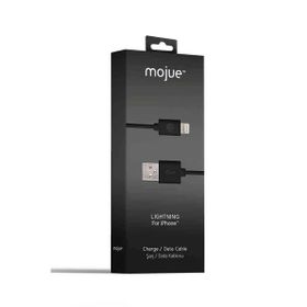 Mojue Lightning Siyah Şarj ve Veri Aktarım Kablosu