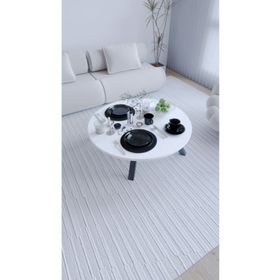 Mokapark Avm Gri 60 cm Katlanır Ayaklı Yuvarlak Yer Sofrası