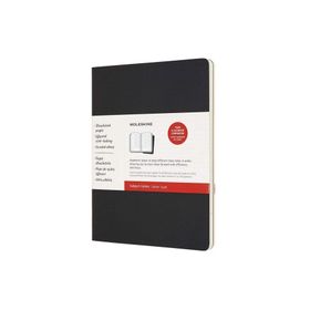 Moleskine Cahier Journals 19x25 Black Kraft Brown Subject Defter