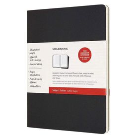 Moleskine Cahier Journals 19x25 Black Kraft Brown Subject Defter