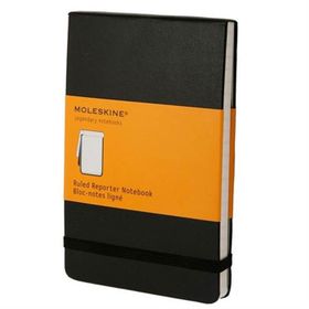 Moleskine Cep Boy Sert Kapak Reporter Çizgili Defter