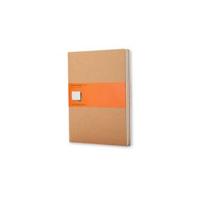 Moleskine Chaier Çizgili L Boy 13x21 cm 80 Sayfa Kraft 3'lü Günlük Defter