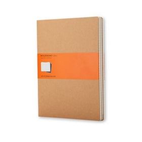 Moleskine Chaier Çizgili L Boy 13x21 cm 80 Sayfa Kraft 3'lü Günlük Defter