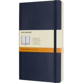 Moleskine Çizgili Yumuşak Kapak L Boy Lacivert Defter