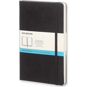 Moleskine Klasik Büyük Boy Sert Kapak Noktalı Siyah Defter