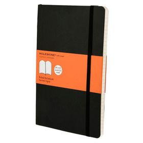 Moleskine Klasik Büyük Boy Yumuşak Kapak Çizgili Siyah Defter