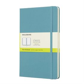 Moleskine Mavi L Boy Sert Kapak Mavi Çizgisiz Defter