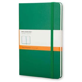Moleskine MM710K1 Yeşil Çizgili Cep Boy Sert Kapaklı Defter