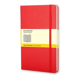 Moleskine MM712R Kırmızı Kareli Cep Boy Sert Kapaklı Defter