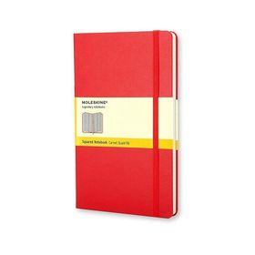 Moleskine MM712R Kırmızı Kareli Cep Boy Sert Kapaklı Defter