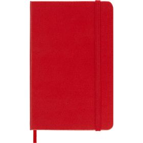 Moleskine MM712R Kırmızı Kareli Cep Boy Sert Kapaklı Defter
