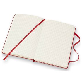 Moleskine MM712R Kırmızı Kareli Cep Boy Sert Kapaklı Defter
