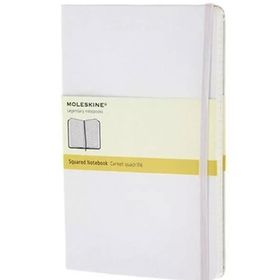 Moleskine MM712WH Beyaz Kareli Cep Boy Sert Kapaklı Defter