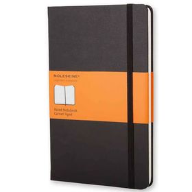 Moleskine QP060 Siyah Çizgili Sert Kapaklı Defter