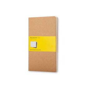 Moleskine QP417 Cahier Kraft Kareli 3'lü Defter