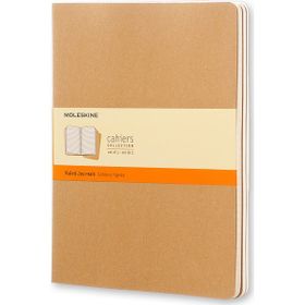Moleskine QP421 Cahier Bej Kraft Çizgili 3'lü Defter