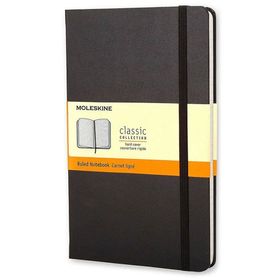 Moleskine QP611 Siyah Çizgili Cep Boy Yumuşak Kapaklı Defter