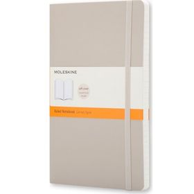 Moleskine QP611G4 Bej Çizgili Cep Boy Yumuşak Kapaklı Defter