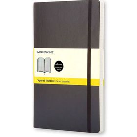 Moleskine QP612 Siyah Kareli Cep Boy Yumuşak Kapaklı Defter