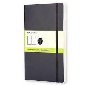 Moleskine QP618 Siyah Düz Yumuşak Kapaklı Defter