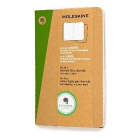 Moleskine SKQP411EVER Evernt Cahier Çizgili Cep Boy 2'li Defter