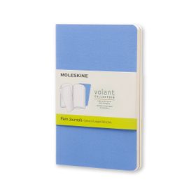 Moleskine Volant QP713B12B11F Mavi 2'li Cep Boy Düz Defter