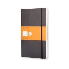 Moleskine Yumuşak Kapak Çizgili L Boy 13x21 cm 192 Sayfa Siyah Defter
