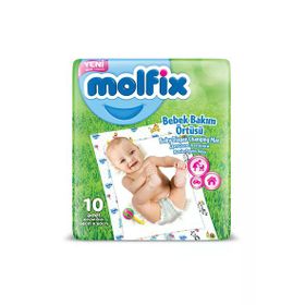 Molfix 10'lu 60x60 CM Bebek Bakım Örtüsü