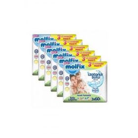 Molfix 18x60 Adet İzotonik Sulu Ferah Temizlik Islak Havlu Mendil