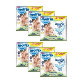 Molfix 18x60 Adet İzotonik Sulu Ferah Temizlik Islak Havlu Mendil