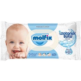 Molfix 60'lı İzotonik Sulu Hassas Ciltler İçin Islak Mendil