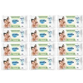 Molfix 60x12 Paket Islak Bebek Medili