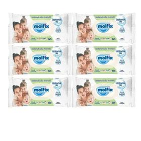 Molfix 6'lı Set 60 Yaprak Islak Havlu