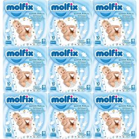 Molfix 9x10 Adet Bebek Bakım Alt Açma Örtüsü