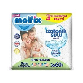 Molfix Bebe Losyonlu 3x60 Adet Islak Havlu